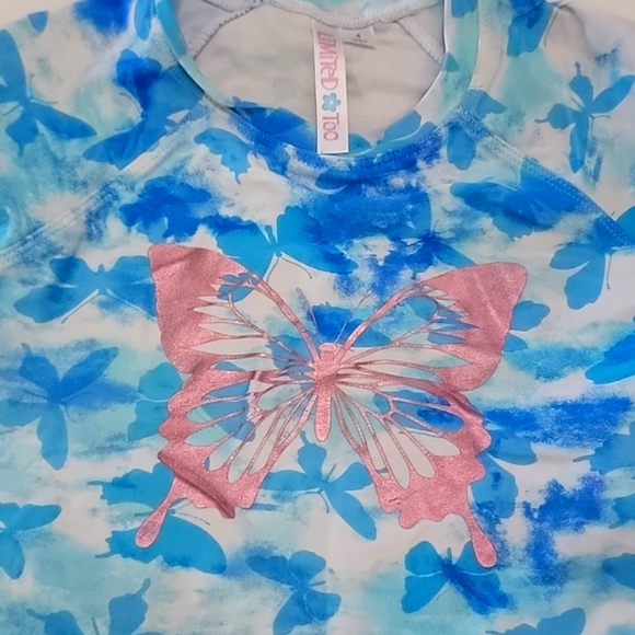 Limited Too butterfly 2 piece bathing suit - Picture 2 of 8